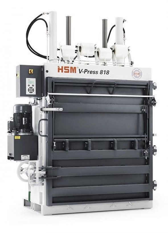 Пресс пакетировочный вертикальный HSM V-Press 818 plus 080141-590x1036